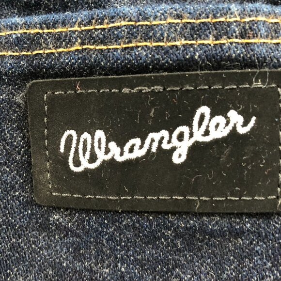 Wrangler Men's Jeans 38x30 13MSEDD Blue Dark Denim Straight Leg Relaxed Fit - Picture 13 of 15